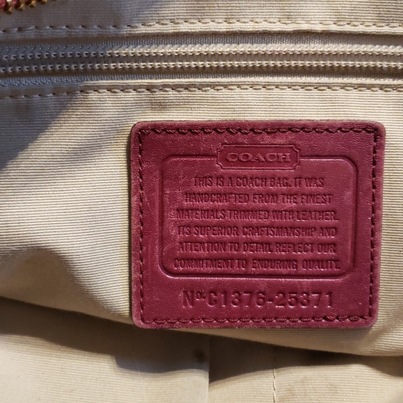 Authentic Coach Purse - Picture 12 of 13